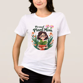T-shirt En Tri-matière Fier maman Plante