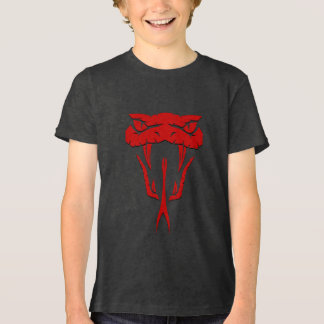 T-shirt En Tri-matière Fierce Red Snake Face Bella+Canvas Jeune