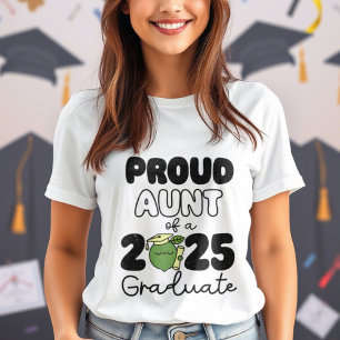 T-shirt En Tri-matière fière tante d'un diplômé de 2025, lime fruit