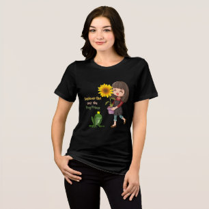 T-shirt En Tri-matière Fille Tournesol et le Prince Grenouille