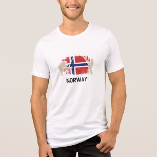 T-shirt En Tri-matière Flag norvégien
