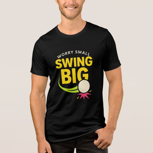 T-shirt En Tri-matière Flèche Grande, Inquiète Petite Motivation (Recto)