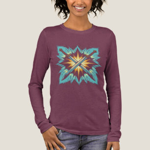 T-shirt En Tri-matière Flèches de Fantaisie Croisées avec Énergie Lumineu