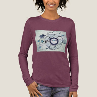 T-shirt En Tri-matière Fleur d'Art Abstrait Neurographique | Dessin à la