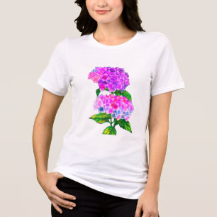 T-shirt En Tri-matière Fleur d'Hydrangea