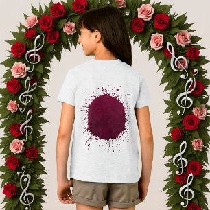 T-shirt En Tri-matière Fleur Écrasée