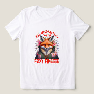 T-shirt En Tri-matière Fleur Fox Mode esthétique