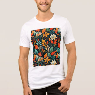 T-shirt En Tri-matière Floral Fleurs exotiques Motif-24193