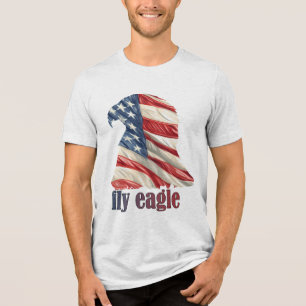 T-shirt En Tri-matière Fly Eagle - USA Pride Edition