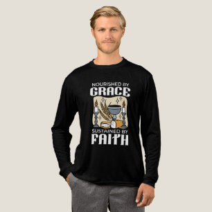 T-shirt En Tri-matière Foi spirituelle et grâce – Chrétien édifiant