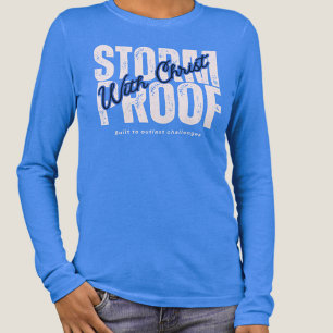 T-shirt En Tri-matière Foi spirituelle Saint-Esprit Jésus-Christ Bleu