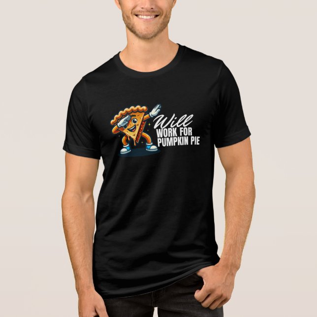 T-shirt En Tri-matière Fonctionnera Pour Le Secteur Citrouille (Recto)