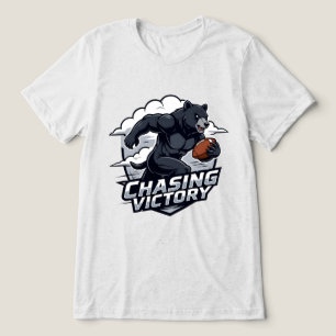 T-shirt En Tri-matière Football américain à la recherche d'une victoire