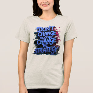 T-shirt En Tri-matière forte femmes inspiration noir motivation