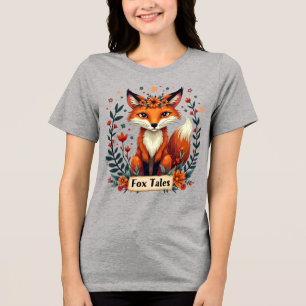T-shirt En Tri-matière Fox Tales Boho Woodland Animal