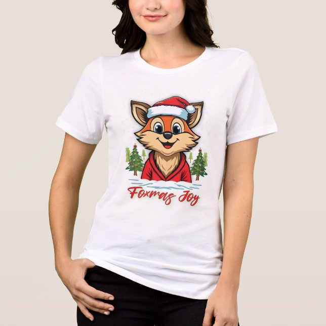 T-shirt En Tri-matière Foxmas Joy (Recto)