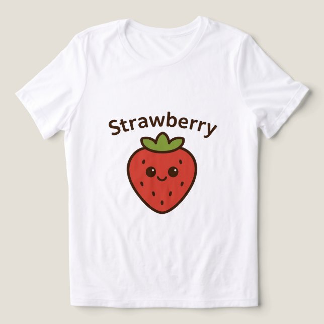T-shirt En Tri-matière Fraise Luxe Tee (Design Recto)