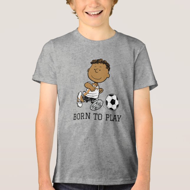 T-shirt En Tri-matière Franklin Jouer Au Football (Recto)