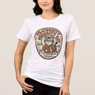 T-shirt En Tri-matière Fraternité Sororité Chat Fraternité Sororité Chat
