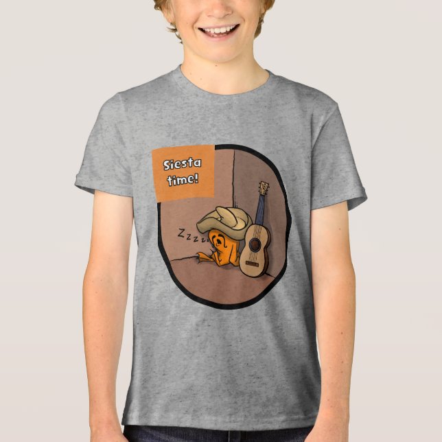 T-shirt En Tri-matière Frijole Frog Siesta Kid's T-Shirt (Recto)