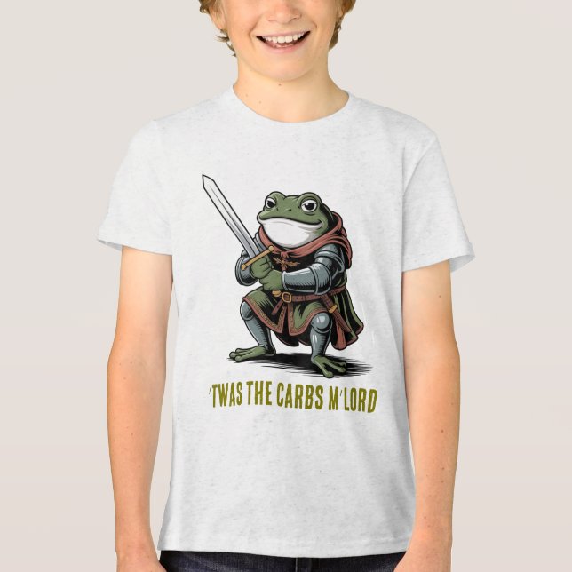 T-shirt En Tri-matière Frog Knight ’Twas the Carbs (Recto)
