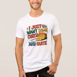 T-shirt En Tri-matière Fromage Amant Rat Drôle