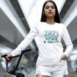 T-shirt En Tri-matière Funky année personnalisée Vintage et Cool de quali