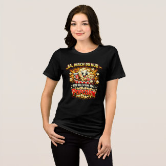 T-shirt En Tri-matière Funny German Popcorn Drama Quote Design