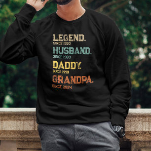 T-shirt En Tri-matière Funny Legend Mari Daddy Grand-père Cadeau personna