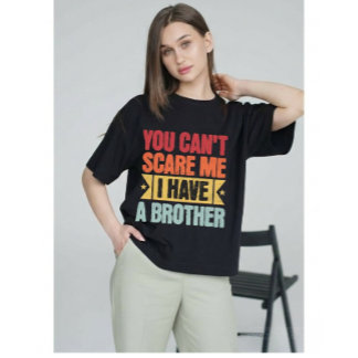 T-shirt En Tri-matière  Funny Sibling Gag Gift Retro Vintage