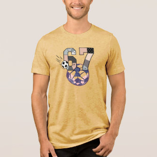 T-shirt En Tri-matière Funny Six Seven Soccer