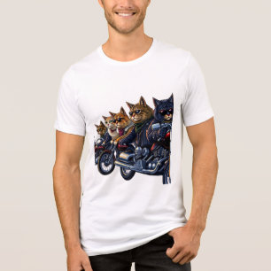 T-shirt En Tri-matière Gang Rebel Cat Biker
