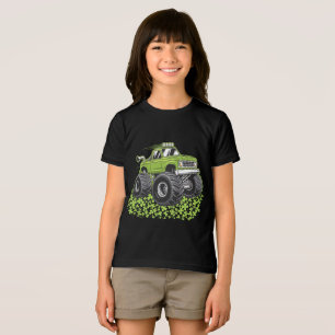 T-shirt En Tri-matière Garçon Saint-Patrick jour tout-petit Camion monstr