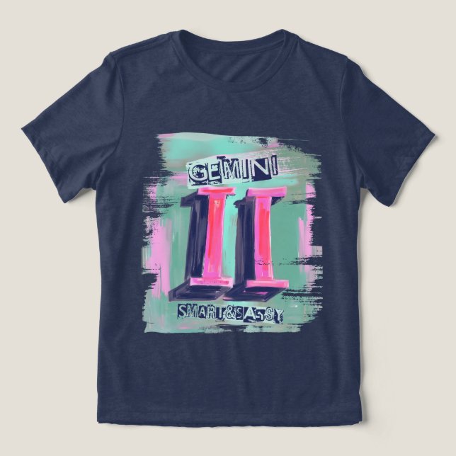 T-shirt En Tri-matière Gemini astrologie jumeaux signe de naissance zodia (Design Recto)