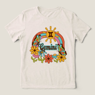 T-shirt En Tri-matière Gemini astrologie signe de naissance zodiac papill