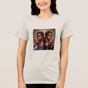 T-shirt En Tri-matière Gemini Zodiac Musicien Trumpet Tri-Blend