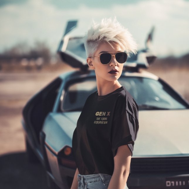 T-shirt En Tri-matière Gen X : Génération Feral (The Feral Generation pocket tee. Made for the Gen Xer who will never be domesticated. Just let us be)