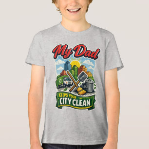 T-shirt En Tri-matière Gestion des déchets