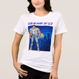 T-SHIRT EN TRI-MATIÈRE GIGACHAD DANS LES ANNÉES 80