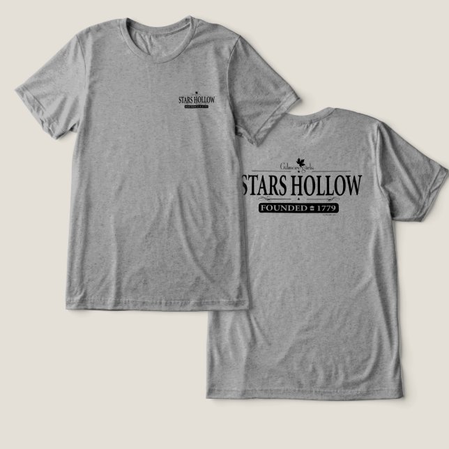 T-shirt En Tri-matière Gilmore Girls | Logo Hollow Stars (Design Recto & Verso)