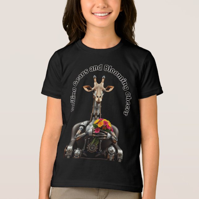 T-shirt En Tri-matière Giraffe mécanique (Recto)