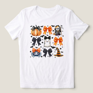 T-shirt En Tri-matière Girl Coquette mignonne Halloween Bow