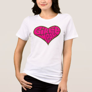 T-shirt En Tri-matière GirlieWear Cœur