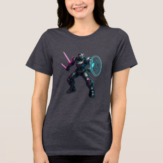 T-shirt En Tri-matière Gladiateur Cybernétique – Guerrier à la lame néon