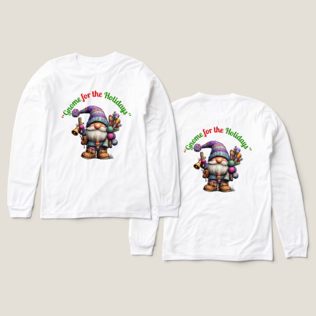 T-shirt En Tri-matière Gnome For The Holidays (Motif recto et verso)