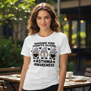 T-shirt En Tri-matière Gnome Un Seul Combat l'Asthme Sensibilisation
