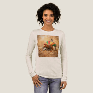 T-shirt En Tri-matière Gobble Till You Wobble - Thanksgiving Dog Mom Tee
