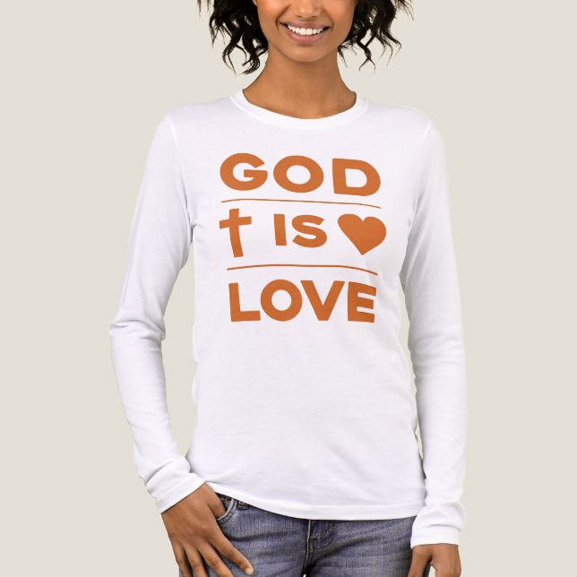 T-shirt En Tri-matière God Is Love (Recto)