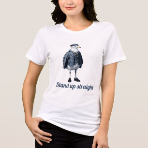 T-shirt En Tri-matière goéland écossais déguisé - debout droit