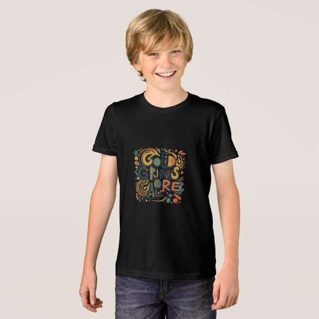 T-shirt En Tri-matière Gold Grins Galore (Recto plein)